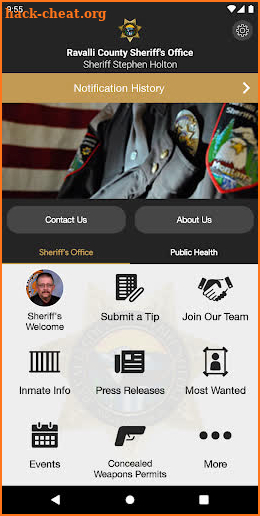 Ravalli County Sheriffs Office screenshot