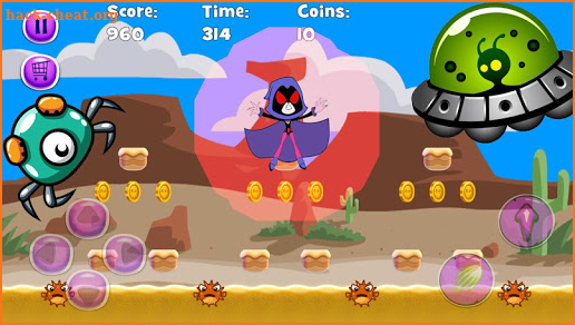 Raven titans go jungle Adventure run Jump & Run screenshot