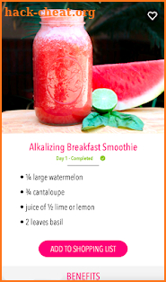 Rawvana Smoothie Challenge screenshot