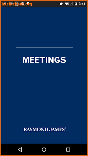 Raymond James Meetings screenshot