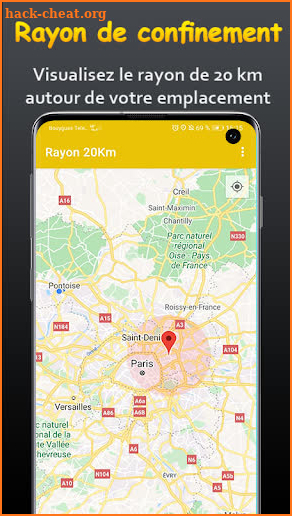 Rayon 20 Km de confinement screenshot