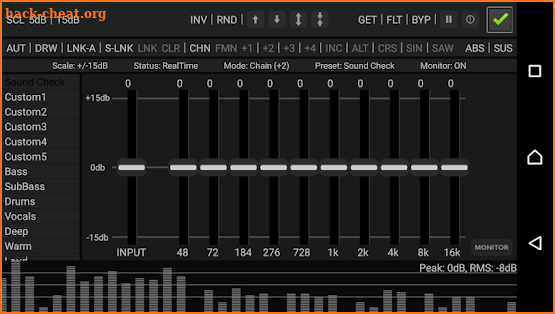 RE Equalizer screenshot