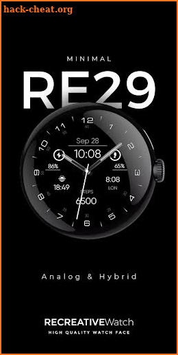 RE29 - Minimal - Wear Os screenshot