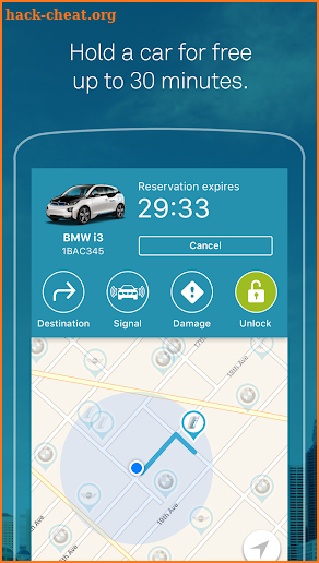 ReachNow CarSharing screenshot