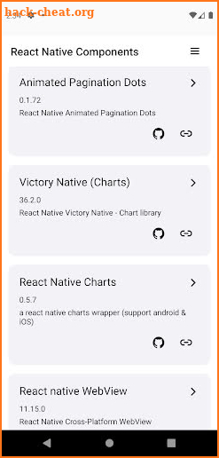 React Native Components screenshot