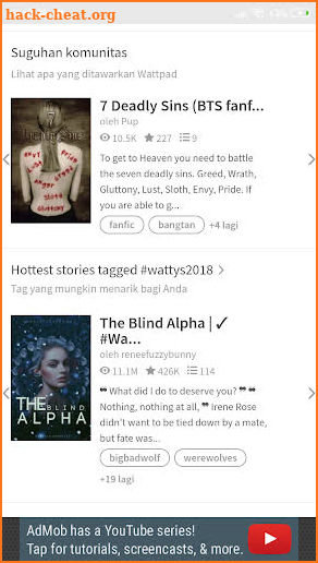 Read your favourite story | WattPad Review screenshot