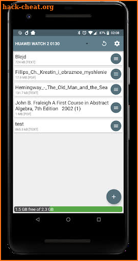 Reader for watch (Wear) screenshot