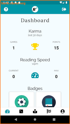 Readlax: Brain Games for Speed Reading screenshot