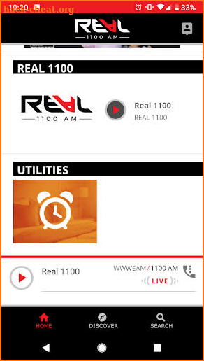 Real 1100 AM screenshot