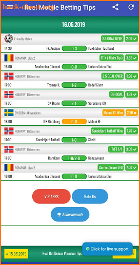 Real Bet Deluxe Premium Tips screenshot