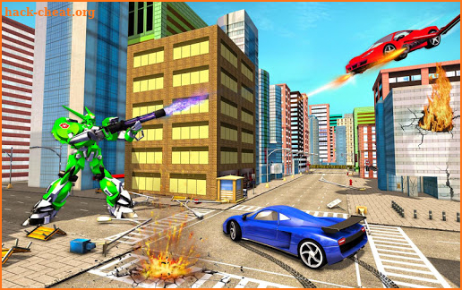 Real Flying Car Transformation Robot Simulator screenshot