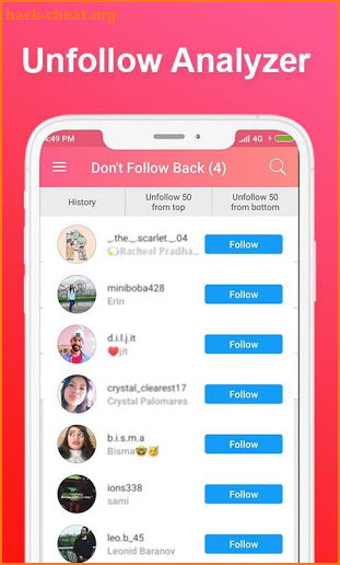 Real Followers & Unfollowers screenshot