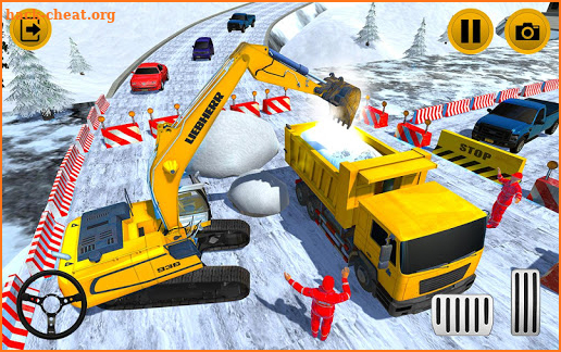 Real Heavy snow excavator simulator screenshot