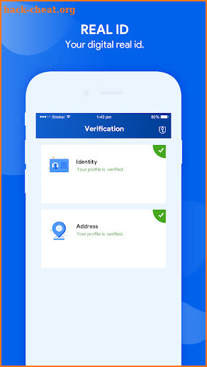 REAL ID-digital identity verification screenshot