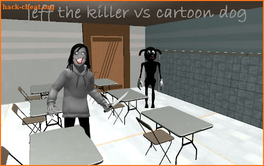 Real Jeff The Killer VS Cartoon Dog screenshot