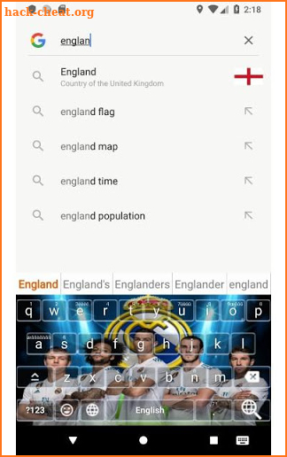 Real Madrid Keyboard screenshot