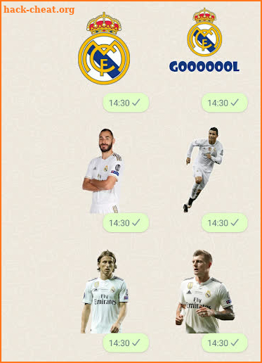 Real Madrid Stickers screenshot