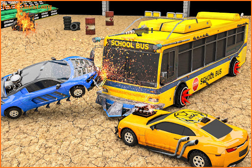 Real Monster Bus Derby: Car Shooting Game 2020 screenshot