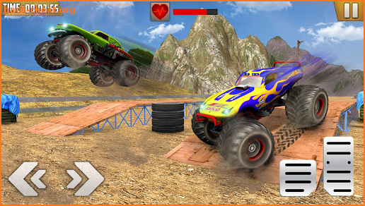 Real Monster Truck Chase Racing Stunt screenshot