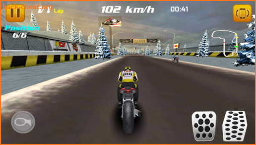 Real Moto racing circuit 3D screenshot