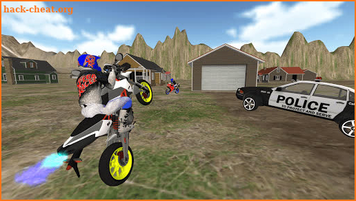 Real Motocross : Police Car Chase 3D screenshot