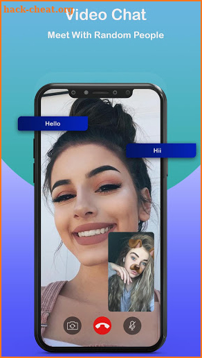 Real random chat with video call screenshot