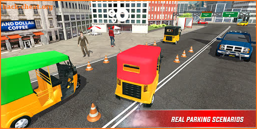 Real Rickshaw Driving Simulator-Tuk Tuk Games screenshot