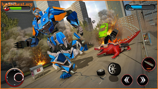 Real Robot Crocodile City Attack screenshot