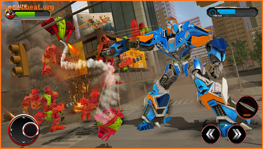 Real Robot Crocodile City Attack screenshot