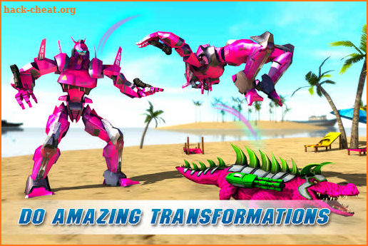 Real Robot Crocodile Simulator- Robot transform screenshot