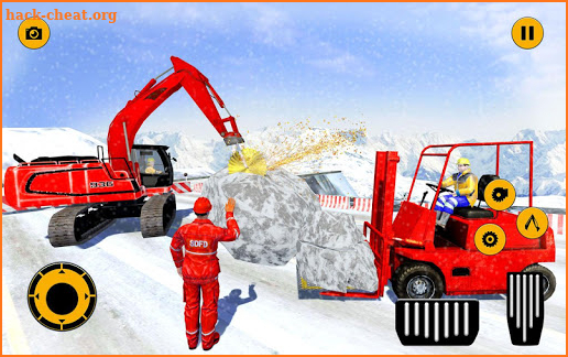 Real Snow Excavator Simulator 2019 screenshot