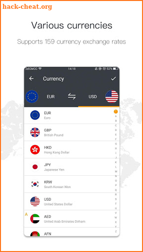 Real Time Currency Exchange Converter screenshot