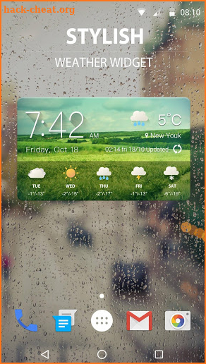 Real-time Weather report & Widget screenshot