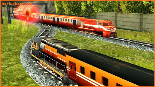 Real Train Driving Simulator-Train Games screenshot