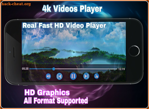 Real video Player 4k HD Player-For All Format screenshot