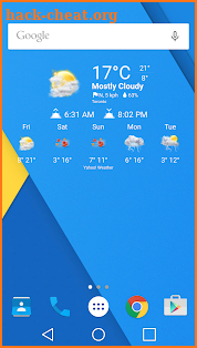 Realistic Weather Icons set for Chronus screenshot