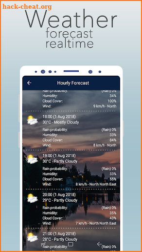 RealTime Weather Forecast screenshot