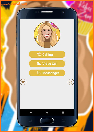 Rebecca Zamolo video call and chat simulator screenshot