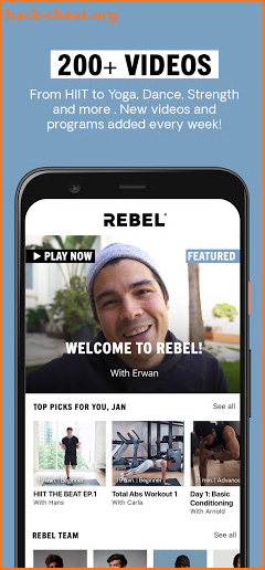 REBEL: Fitness, Food, Wellness screenshot