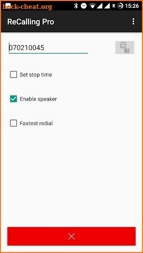 ReCalling 2 (Fast auto redial) screenshot
