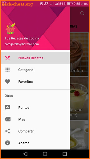 Recetas de Cocina caceras screenshot