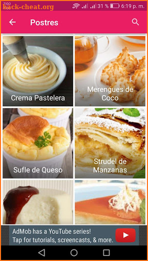 Recetas de Cocina caceras screenshot