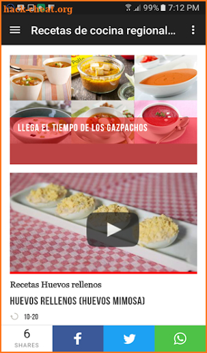 Recetas de Cocina Fácil screenshot