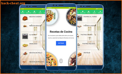 Recetas de cocina fáciles gratis screenshot