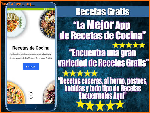 Recetas de cocina fáciles gratis screenshot