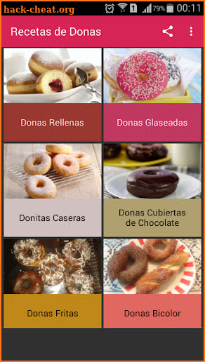 Recetas de Donas screenshot