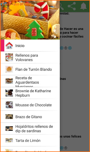 Recetas de Postres Navideños Fáciles screenshot