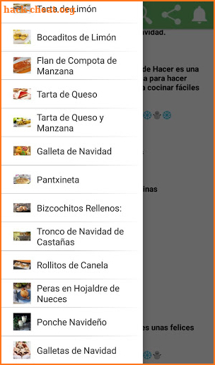 Recetas de Postres Navideños Fáciles screenshot