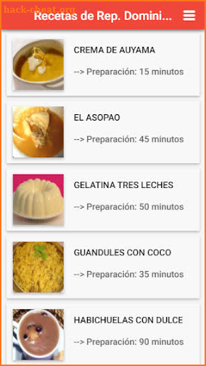 Recetas de República Dominicana screenshot