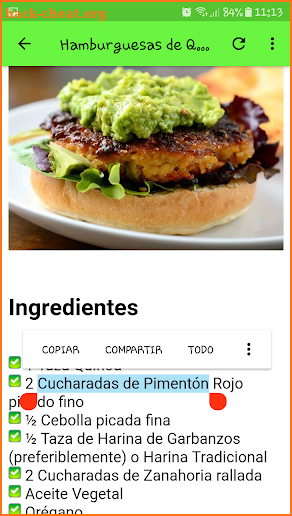 Recetas Vegetarianas screenshot